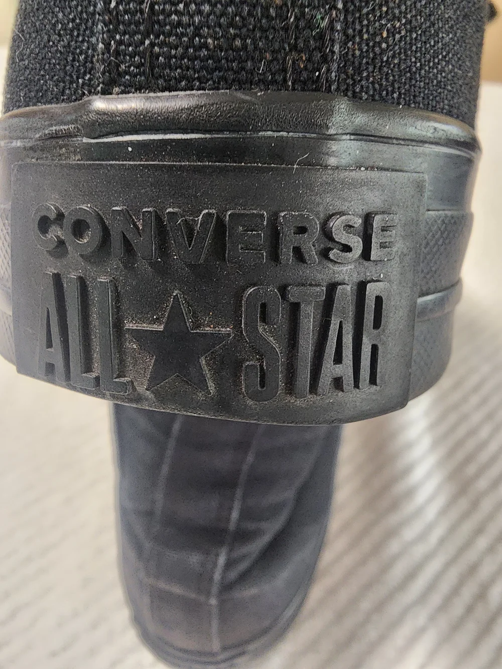 Converse Black Interior Tag Sneaker Detail - Picture 7 of 11